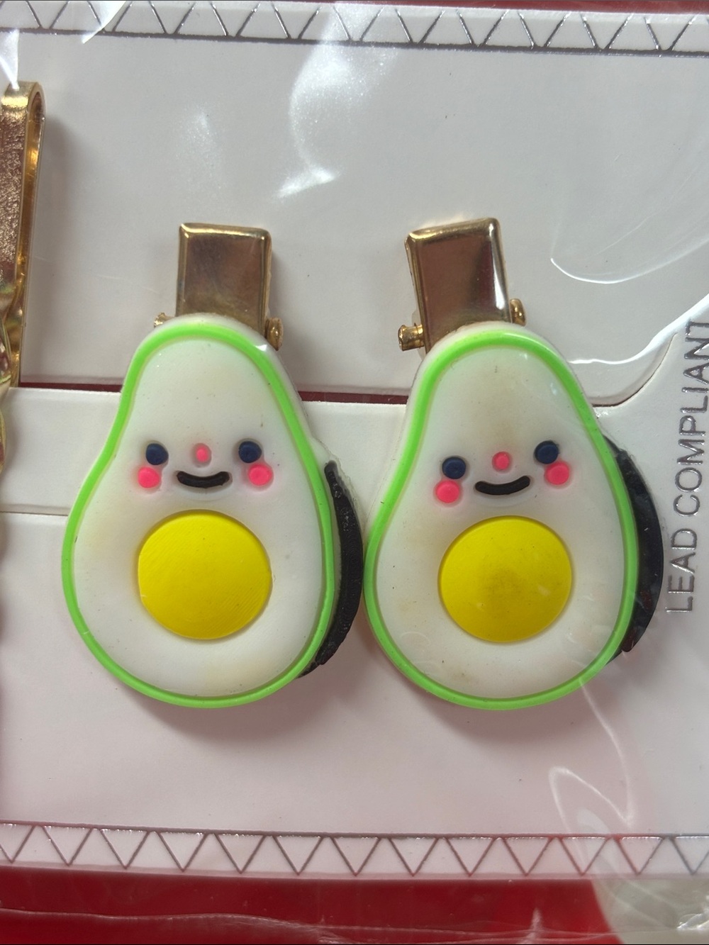 Avocado Hair Clips 🆕 - Picture 3 of 5